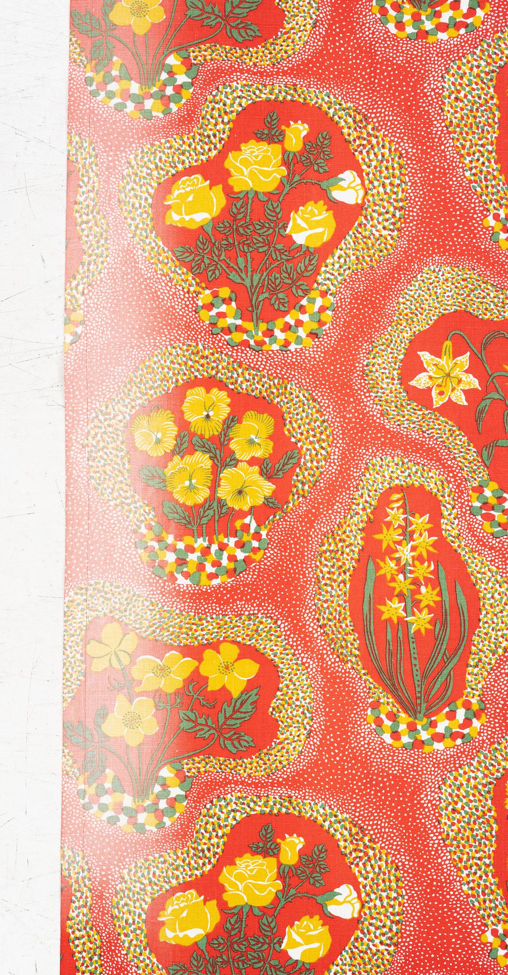 Josef Frank, Curtain, "Catleya", Svenskt Tenn.