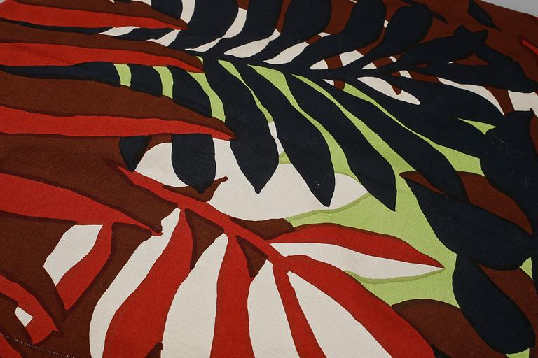 GARDINLÄNGDER, ett par, "Tropiikki", Katsuji Wakisaka, Marimekko 1975.