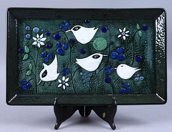 VÄGGRELIEF, porslin, Sylvia Leuchovius, Rörstrands Ateljé, monogramsign och numr 788/800.