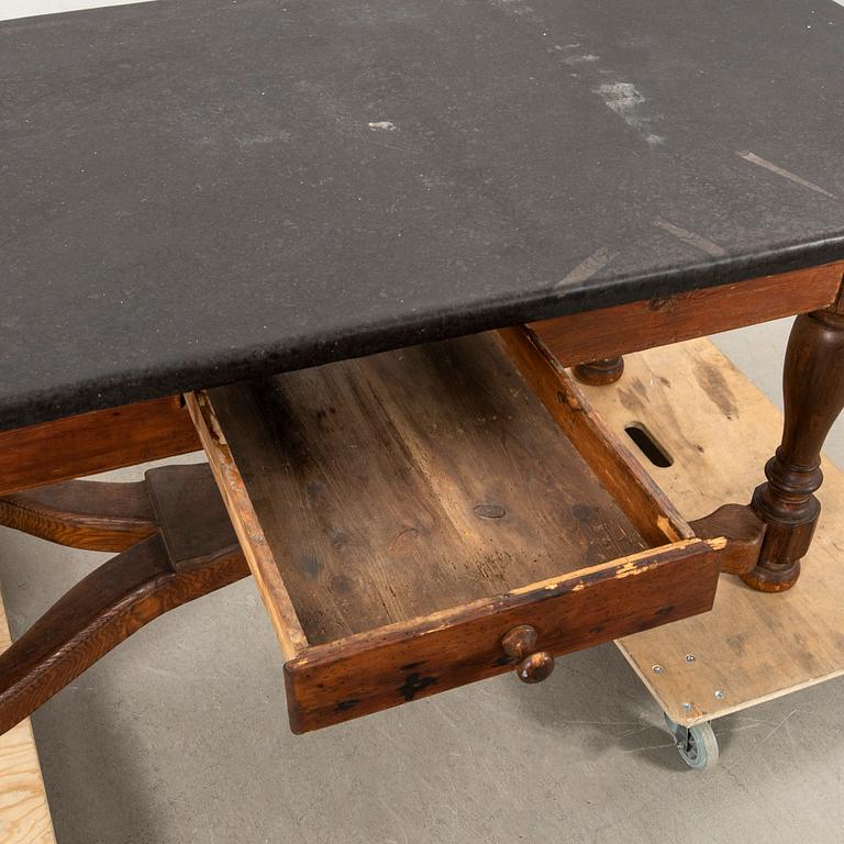 Stone table, second half of the 19th century.