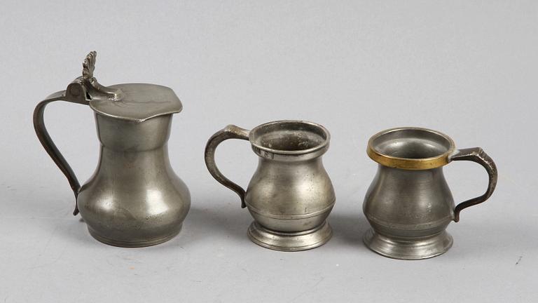STOP SAMT 2 MUGGAR, tenn, bla England, 1800-tal.