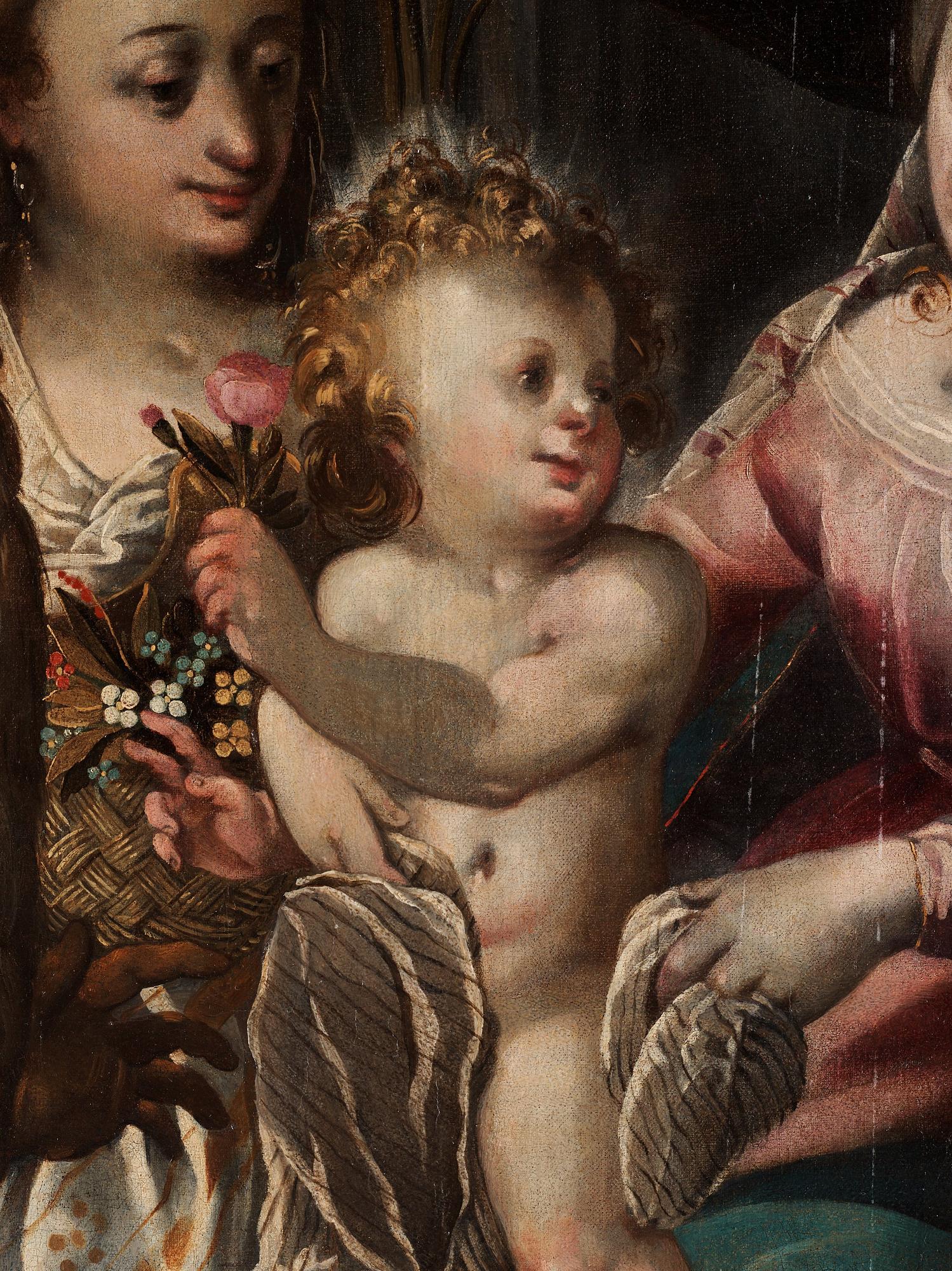 Bartholomeus Spranger Hans krets, Sankta Katarinas mystiska bröllop.