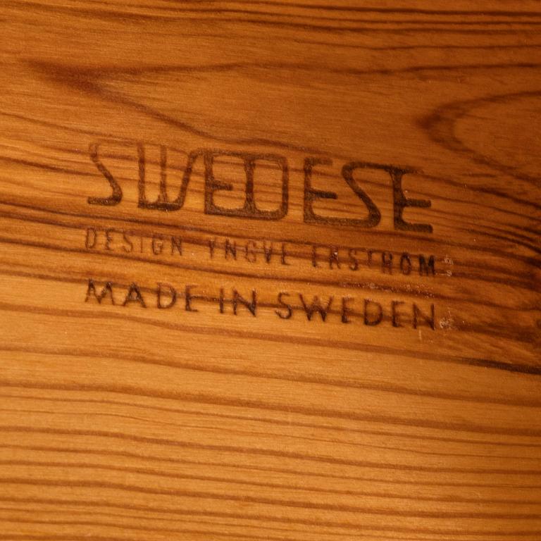 Yngve Ekström, a 'Dumling' pine coffee table, Swedese, Sweden, 1970's.