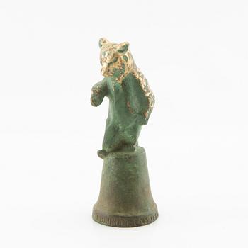 Jussi Mäntynen, sculpture, bronze, signed and dated -55.