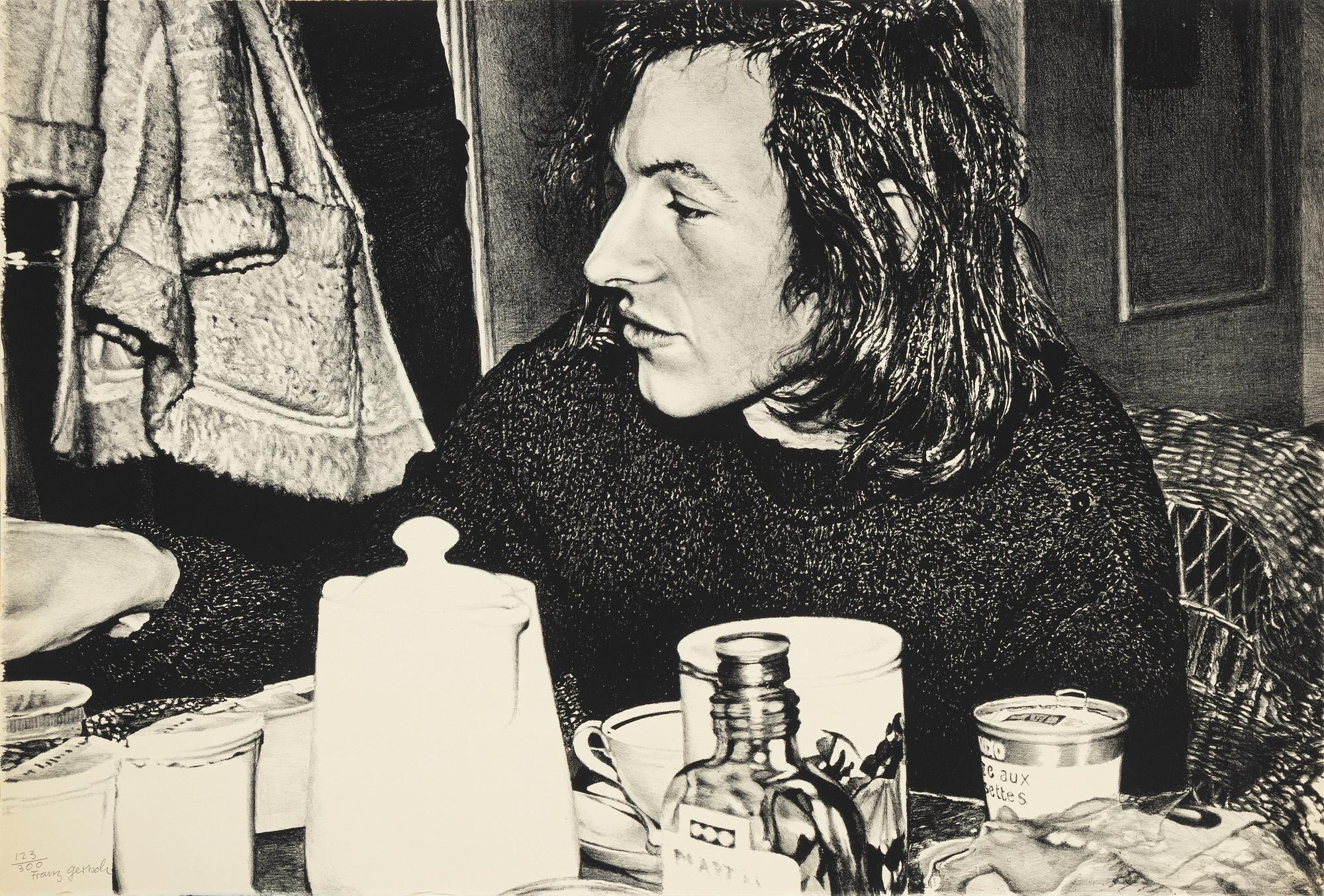 Portfölj med 10 färglitografier. " "Documenta". Samtliga signerade och numr 123/300.