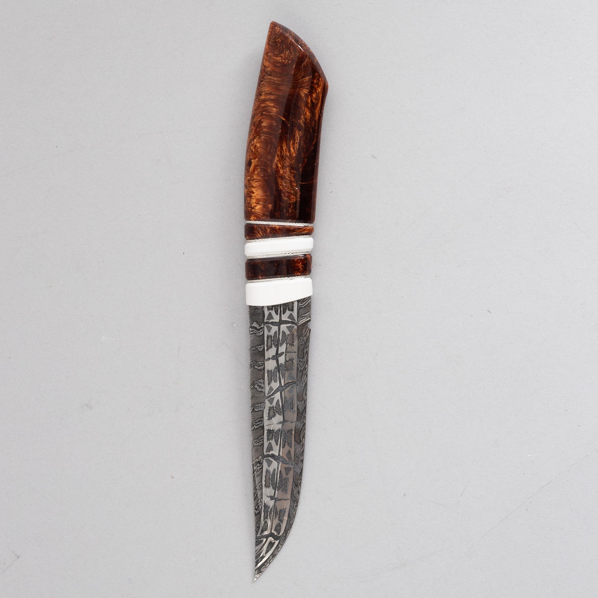Patrik Nilsson & Mattias Styrefors, knife, signed and dated 2016.
