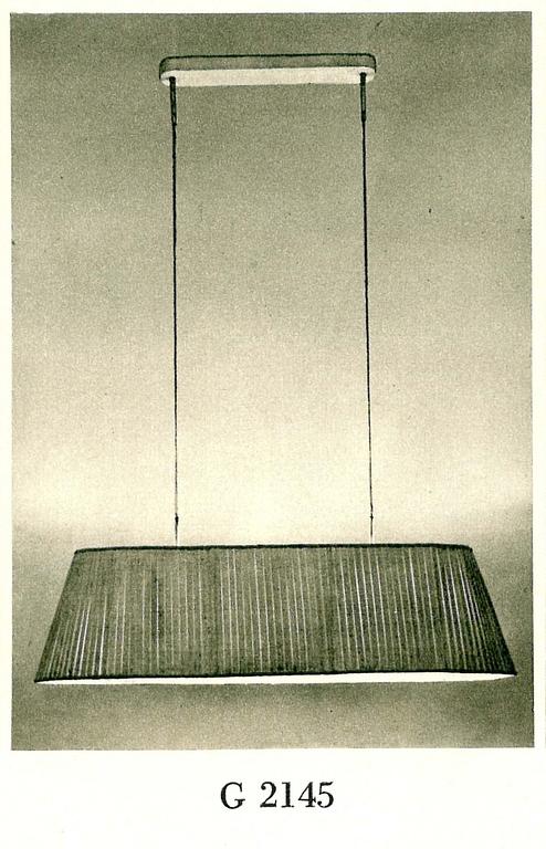 Josef Frank, a rare ceiling lamp model "G 2145", Firma Svenskt Tenn, 1950s.