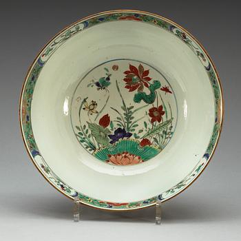BÅLSKÅL, porslin. Qing dynastin, Kangxi (1662-1722).