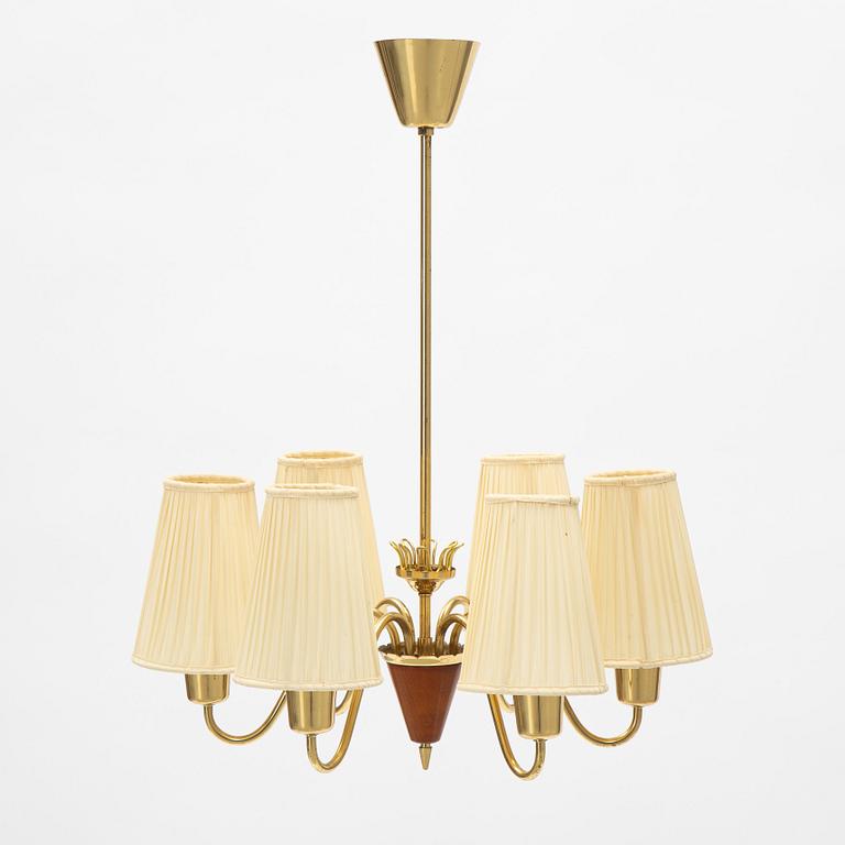 A Swedish Modern ceiling lamp, 1940's/50's.