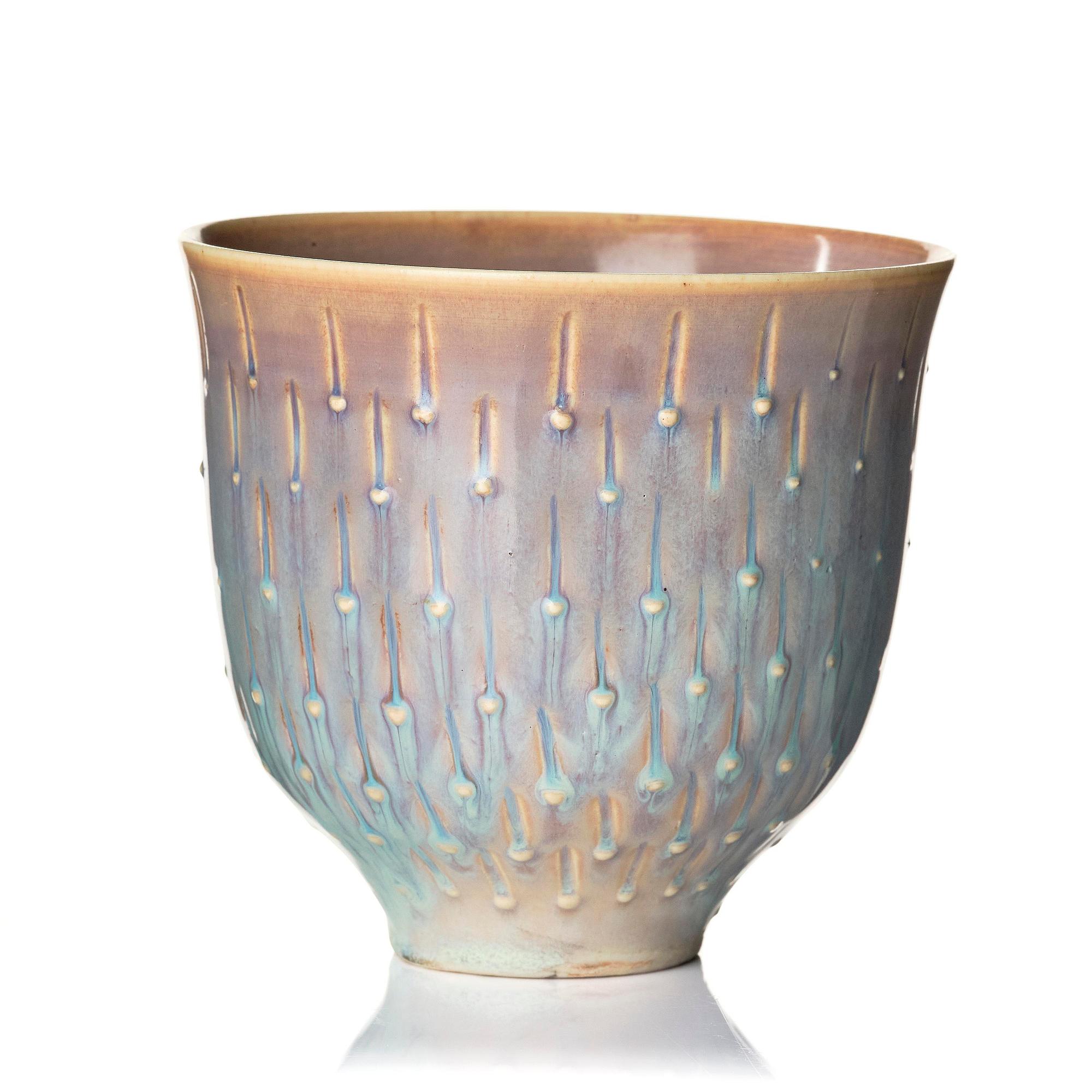 Stig Lindberg, a stoneware vase, Gustavsberg Studio 1944.