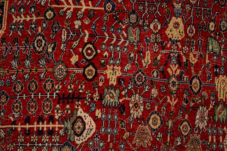 Matto, antique Qashqai, "Mille fleurs", ca 267-269 x 180,5-186,5 cm.