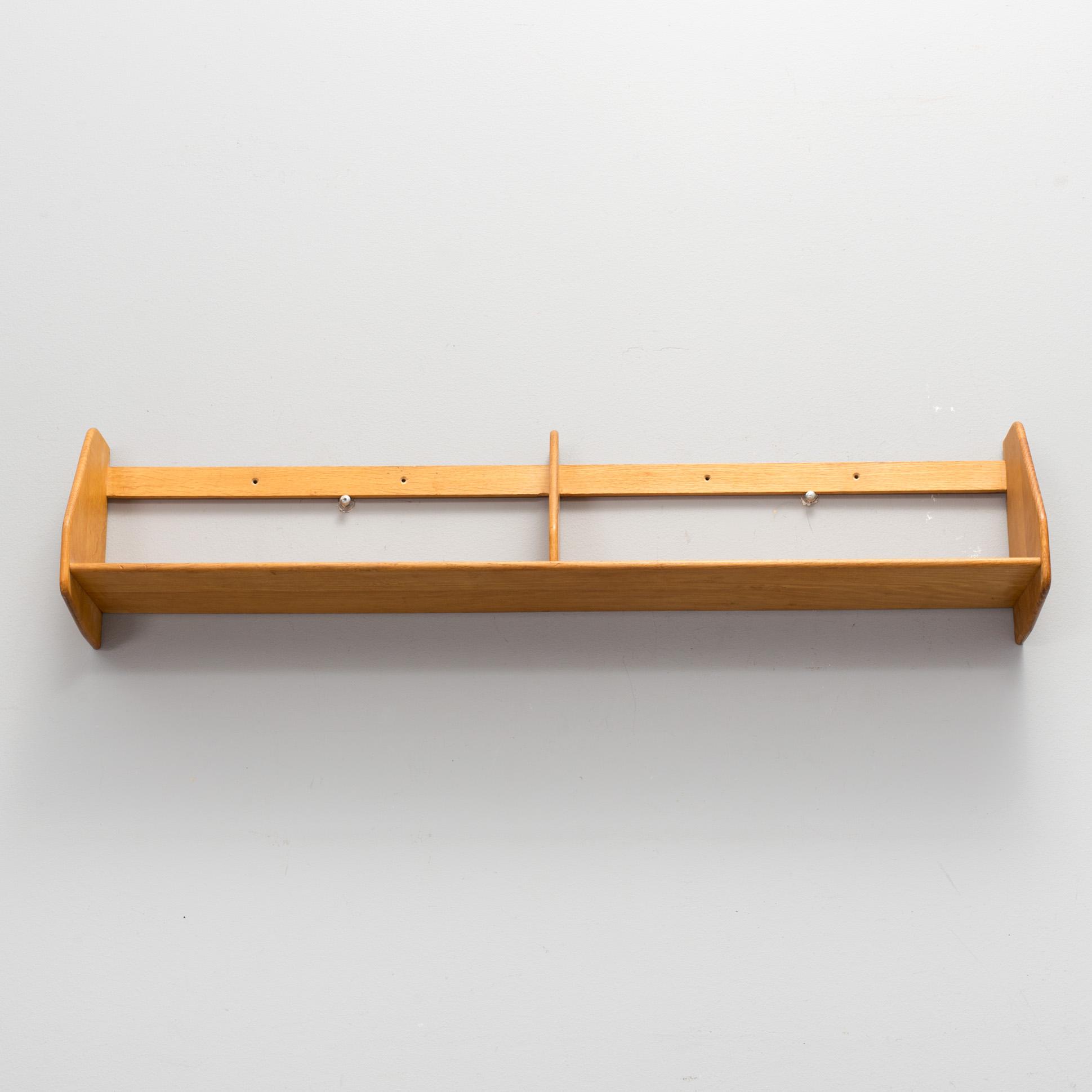 HANS J. WEGNER, an oaktree wall shelf for Ry möbler, Denmark.