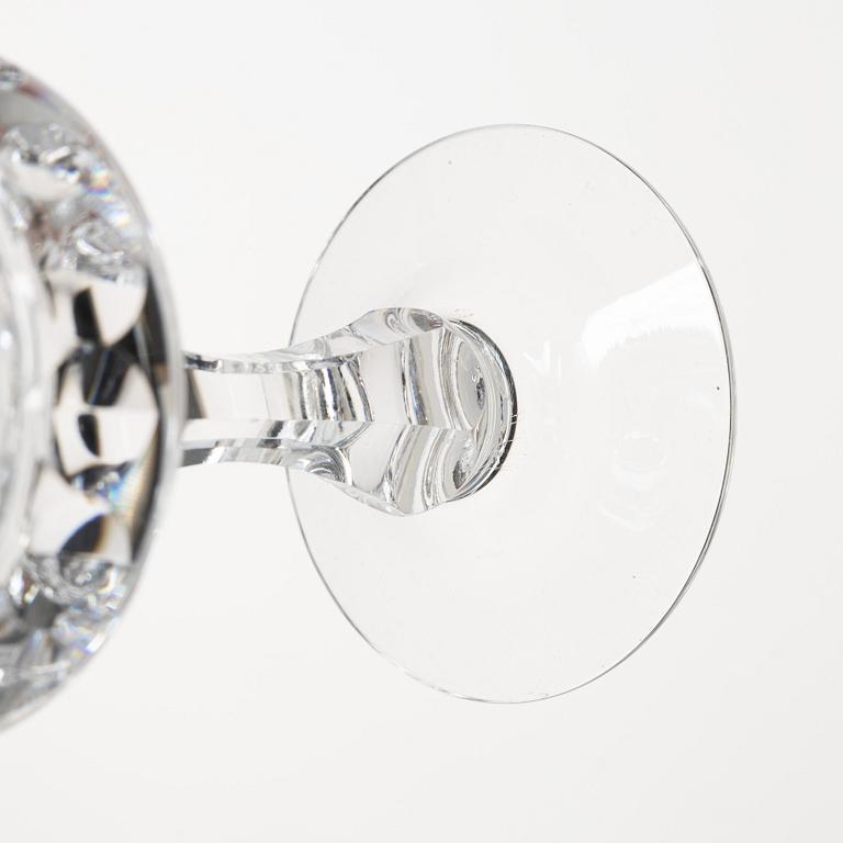 Ingeborg Lundin, a 44 pieces glass service, "Silvia", Orrefors, Sweden.