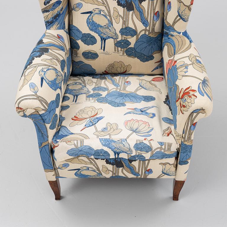 A wing chair, 20th Century.
