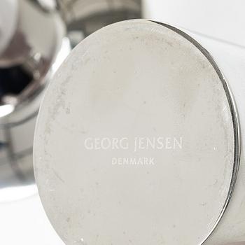Georg Jensen, Three 'Ellipse' candelabra.