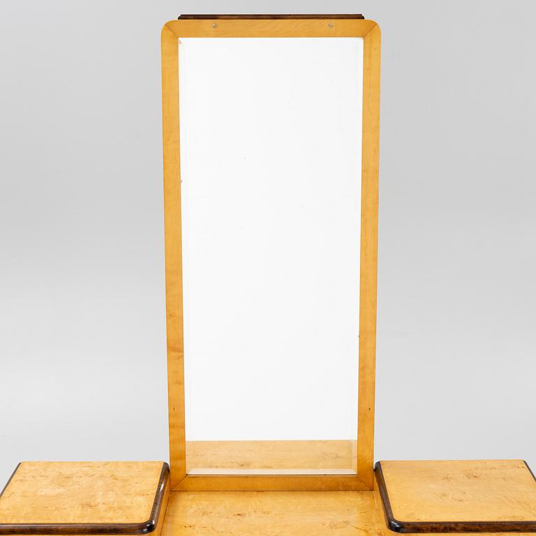 Sminkbord, pall och spegel, Art Deco,  1930-tal.