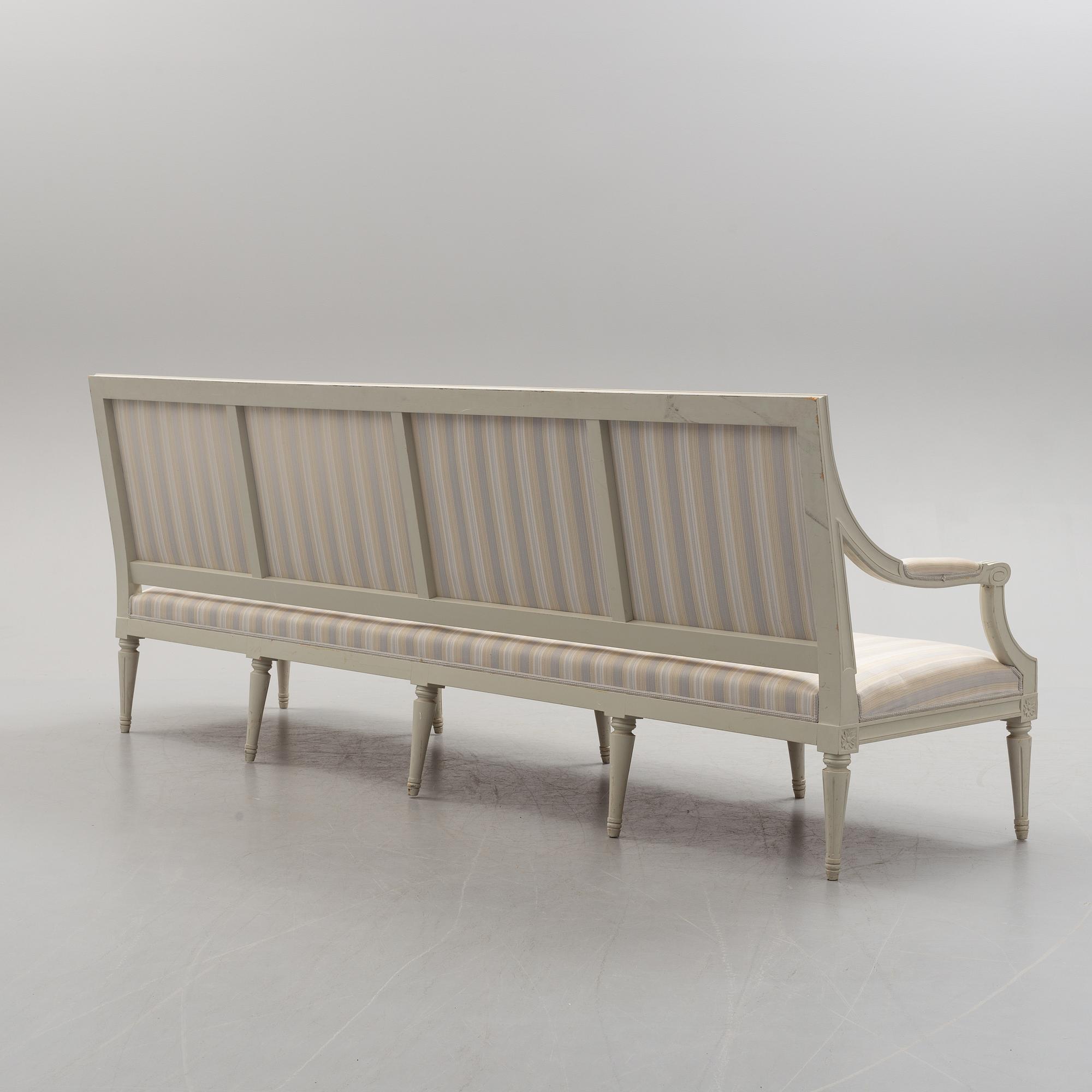 A 20th century Gustavian style sofa.