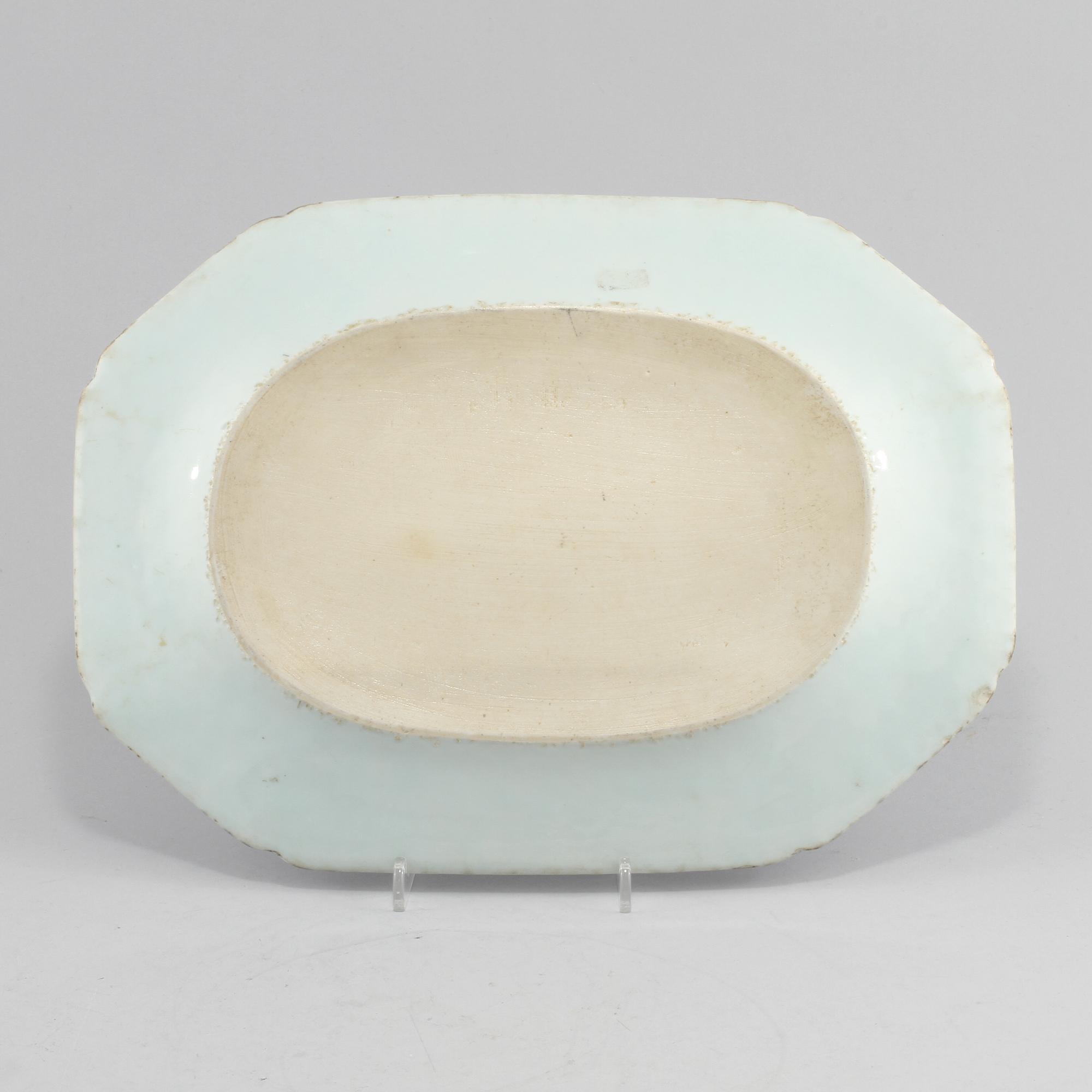 STEKFAT, porslin, Kina, 1700-tal.
