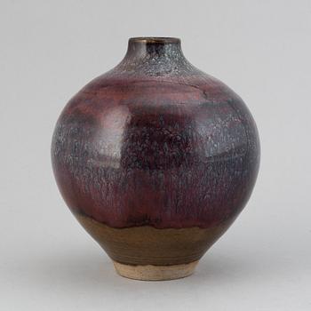 A chinese flambe glazed vad, 20th Century.