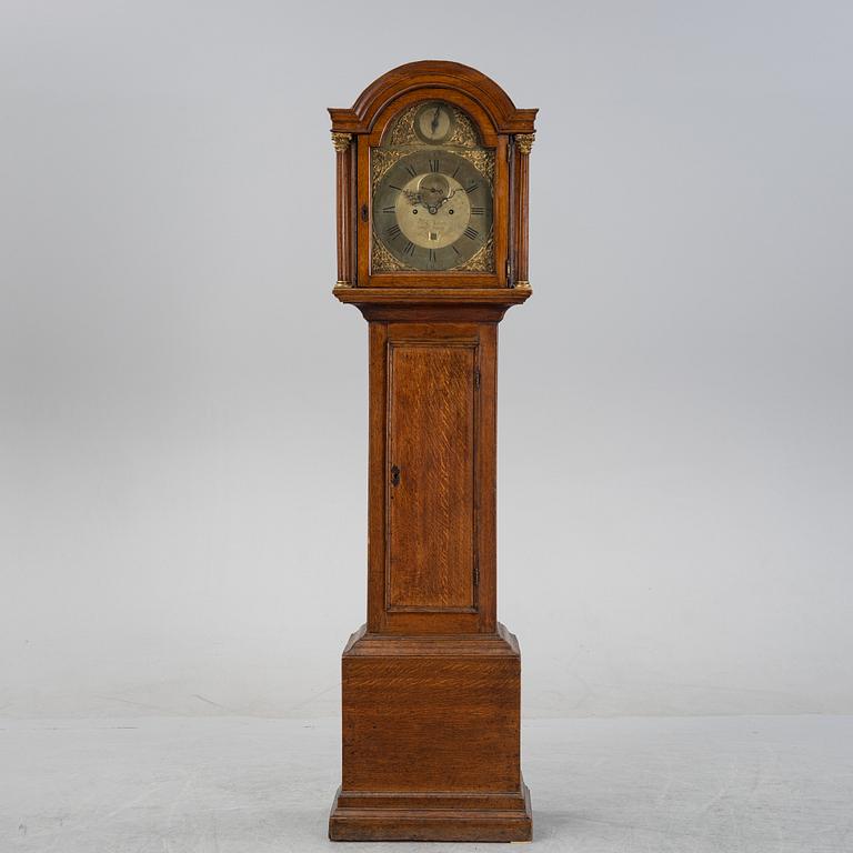 A George II longcase clock by Joseph Knowles, Epsom, first part of the 19th Century.