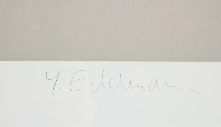 YRJÖ EDELMAN, färglitografi, sign o numr 21/150.