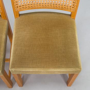 Carl Gustaf Hiort af Ornäs, dining table, "Exhibition Senior", and chairs 6 pcs, HMN Huonekalu Mikko Nupponen 1950s.