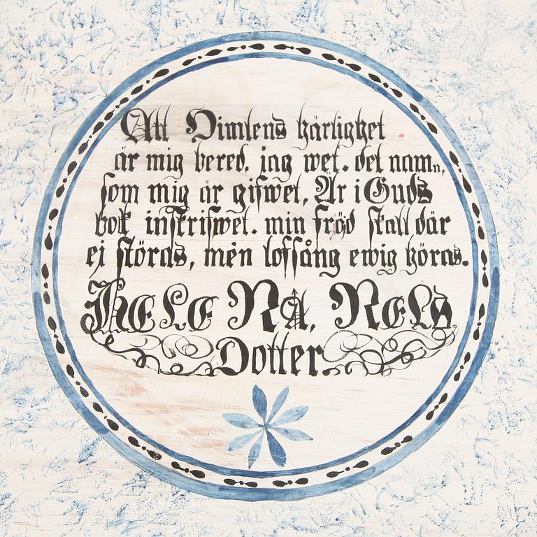 KISTA, allmoge, daterad 1850.