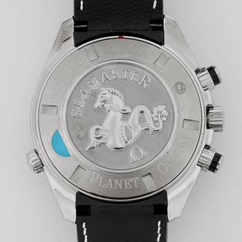 Omega - Seamaster Planet Ocean. Kronograf Stål/gummiband. 45.5mm. 2011.