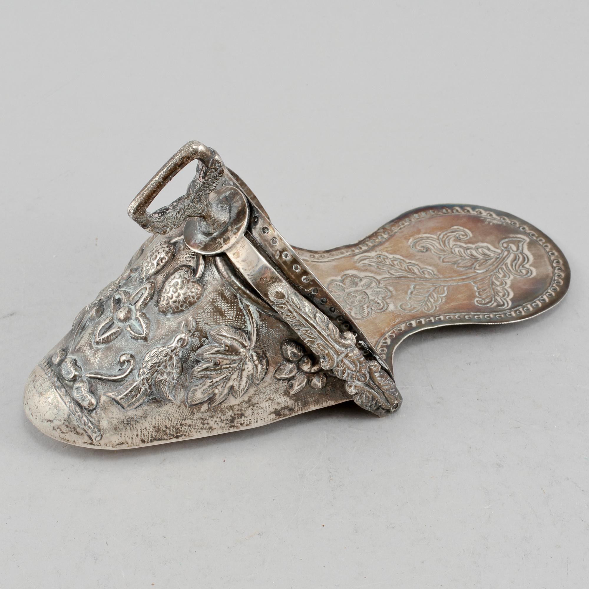 STIGBYGEL, silver, Sydamerika, 1900-talets mitt, vikt ca 260 g.