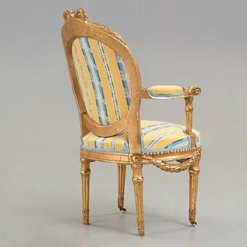 A Danish late 18th century armchair.