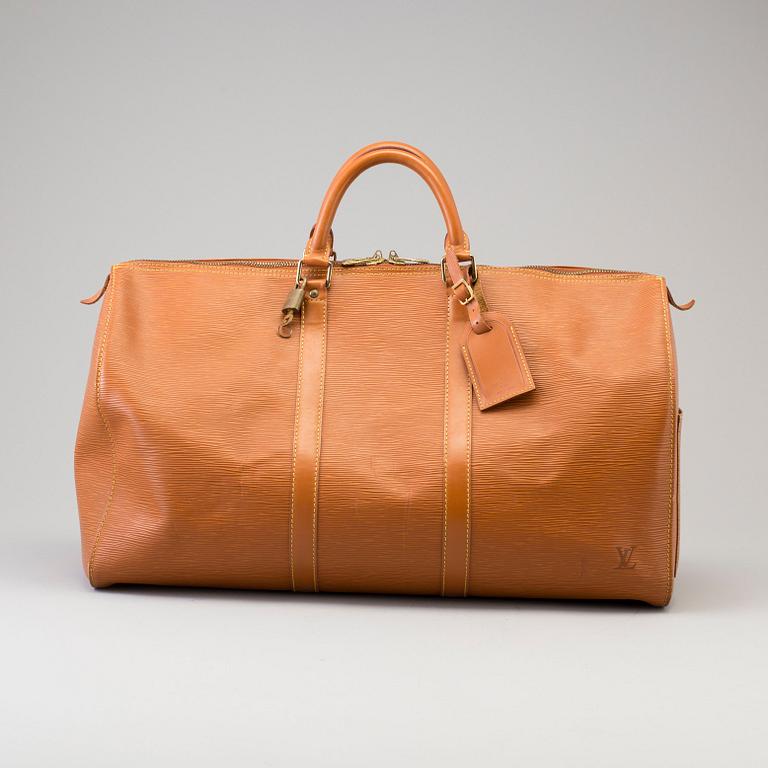 A "Keepall 50 epi" weekendbag by Louis Vuitton.