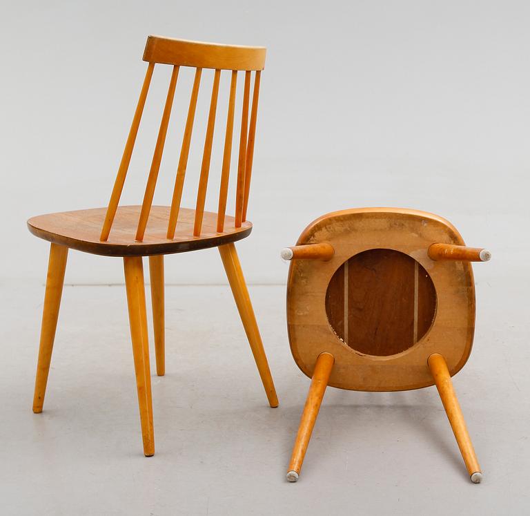 PINNSTOLAR, 4 st, "Pinocchio", Yngve Ekström, 1900-talets mitt.