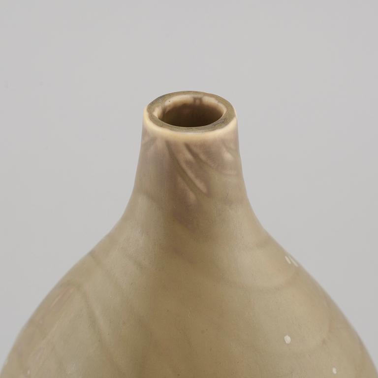 a stoneware vase for Rörstrand, signed CHS.