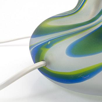 Göran Wärff, bordslampa, glas, Kosta, signerad.