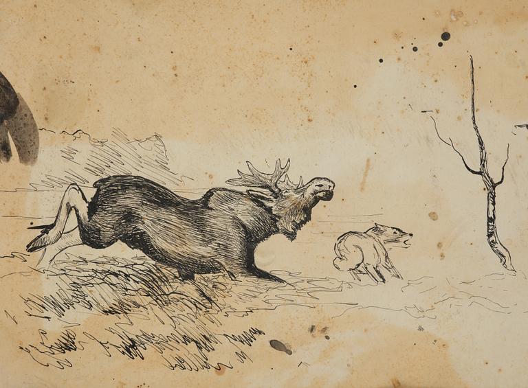 Bruno Liljefors, Bear family.