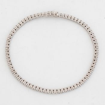 Brilliant cut diamond bracelet, with certificate HRD.