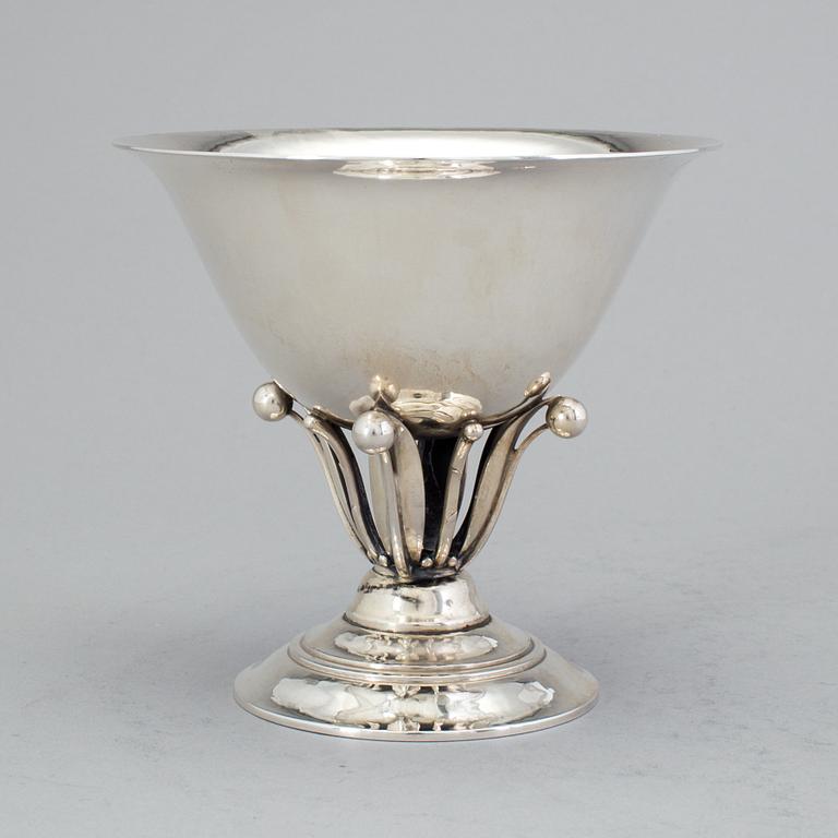 A Danish 20th century silver bowl 17A, mark of Johan Rohde, Georg Jensen 1915-1927.