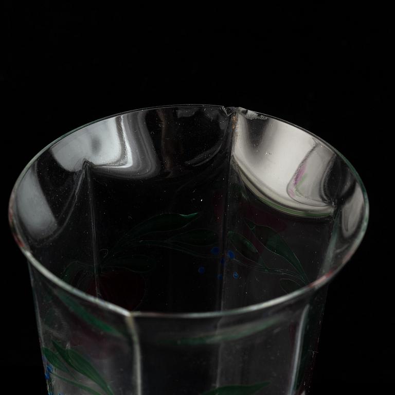 Eva Englund, servis, glas "Maja", Orrefors. 21 delar.