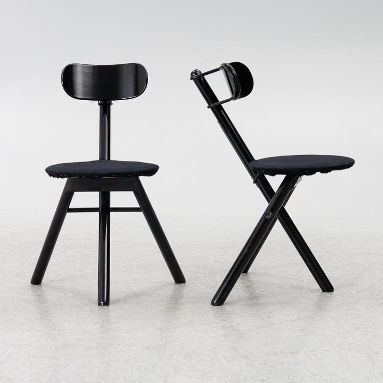 Fällstolar, 4 st, Calligaris, Italien.
