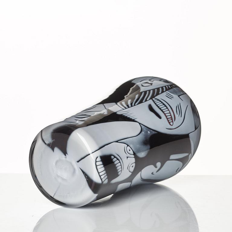 Peter Hermansson, vas, "graal", glasblåsare Micke Johansson, 2009.