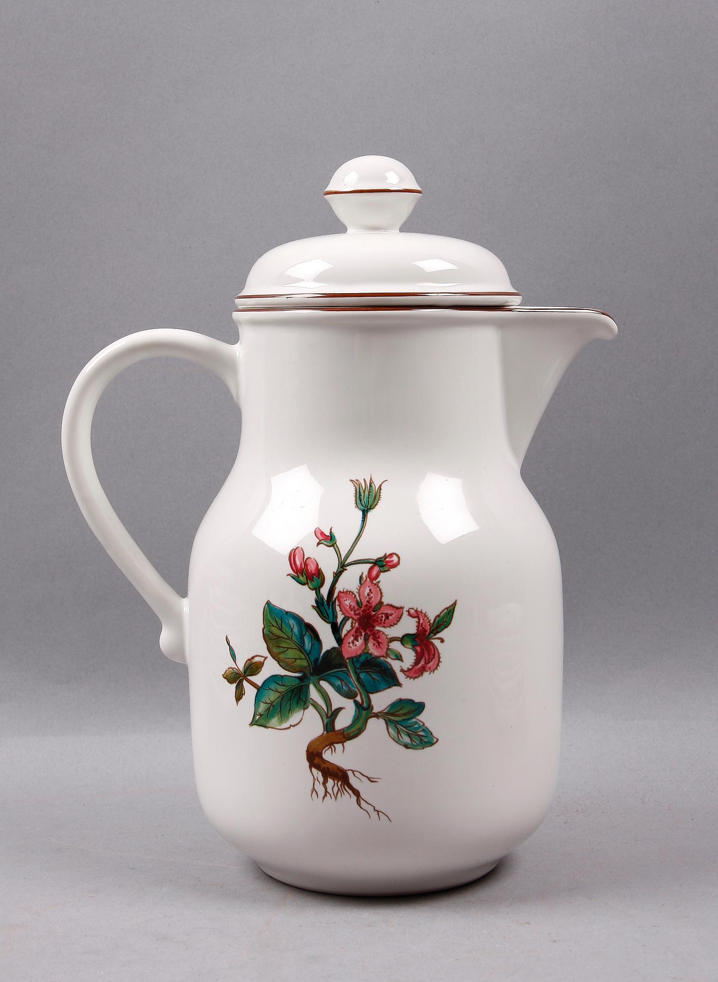 KAFFESERVIS, 17 delar, vitroporslin, "Botanica", Villeroy & Boch.