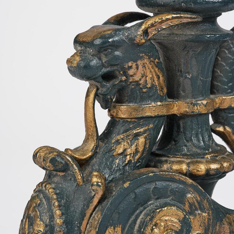 Piedestaler, ett par , 1800-talets slut.