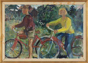 Bertil Wahlberg, oil on canvas, signed.
