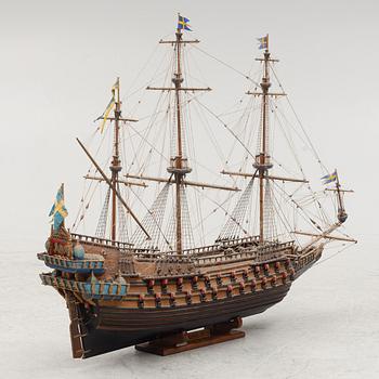 Ship model of Vasa, Built by Bengt Cederholm, 1983.