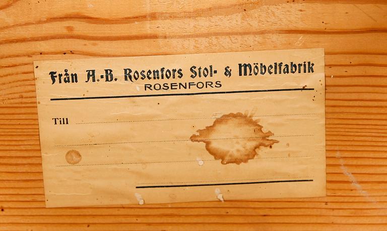 MATSALSMÖBEL, 5 delar, jugend, tidigt 1900-tal.