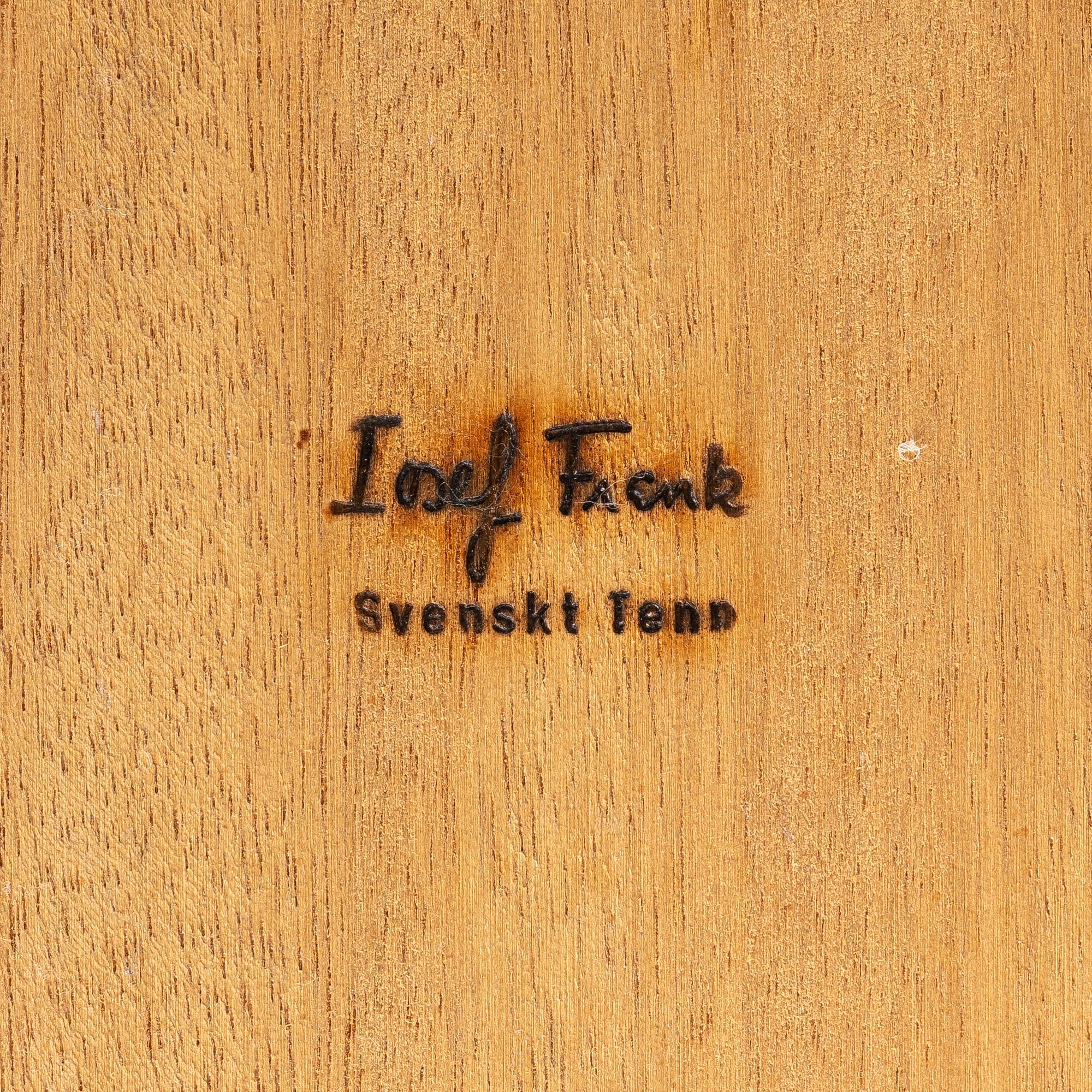 Josef Frank, serveringsvagn, modell "756", Firma Svenskt Tenn, efter 1985.