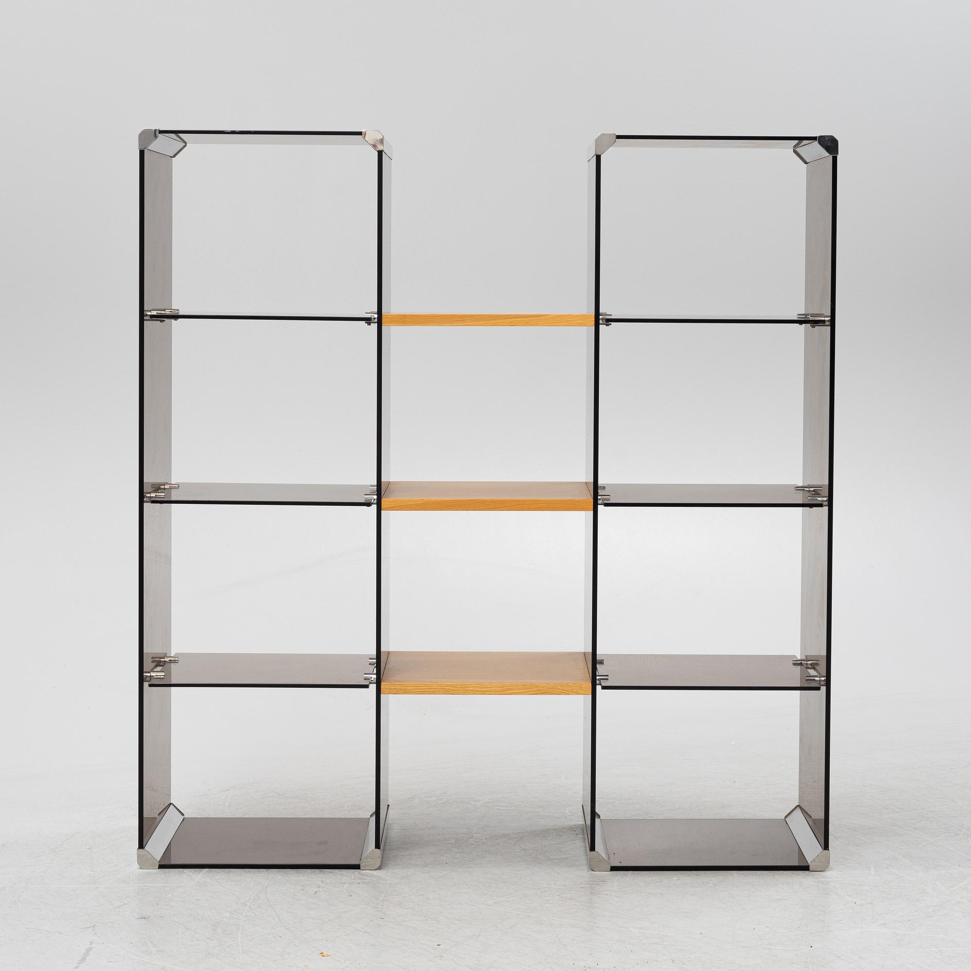 Gallotti & Radice, a glass bookcase, Italy, 1970's.