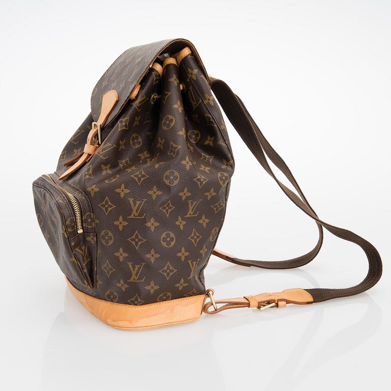 LOUIS VUITTON Monogram Canvas Montsouris GM Backpack.