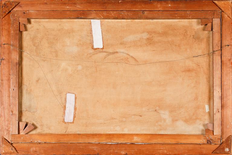 GUSTAF CEDERSTRÖM, kopia efter, olja på duk, utförd av C. Wadell, daterad 1894.