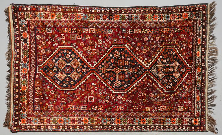 MATTA, troligen Kashgai, 1900-talets senare del, 235 x 160 cm.